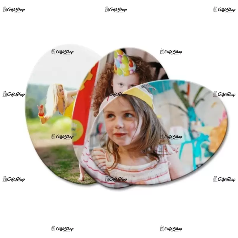 Ornament din ceramica oval, personalizat